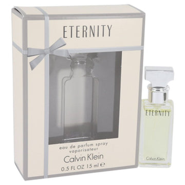 Eternity by Calvin Klein Eau De Parfum Spray .5 oz for Women