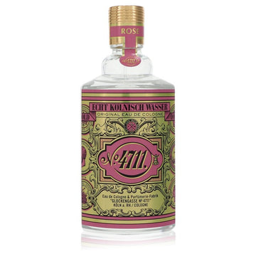 4711 Floral Collection Rose by 4711 Eau De Cologne Spray (Unisex Unboxed) 3.4 oz for Men