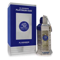 Al Haramain 50 Years Platinum Oud Eau De Parfum Spray (Unisex) By Al Haramain - Perfume Maximum