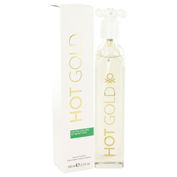 Hot Gold by Benetton Eau De Toilette Spray 3.3 oz for Women