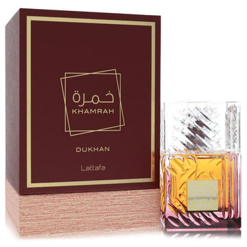 Lattafa Khamrah Dukhan by Lattafa Eau De Parfum Spray (Unisex) 3.4 oz for Men - Perfume Maximum