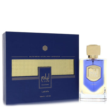 Lattafa Liam Blue Shine by Lattafa Eau De Parfum Spray (Unisex) 3.4 oz for Men - Perfume Maximum