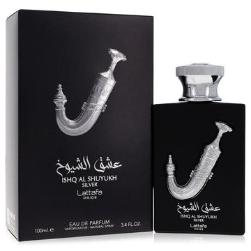 Lattafa Pride Ishq Al Shuyukh Silver by Lattafa Eau De Parfum Spray (Unisex) 3.4 oz for Men - Perfume Maximum