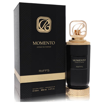 Riiffs Momento by Riiffs Extrait De Parfum Spray (Unisex) 3.4 oz for Men