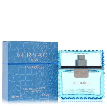 Versace Man by Versace Eau Fraiche Eau De Toilette Spray (Blue) 1.7 oz for Men - Perfume Maximum